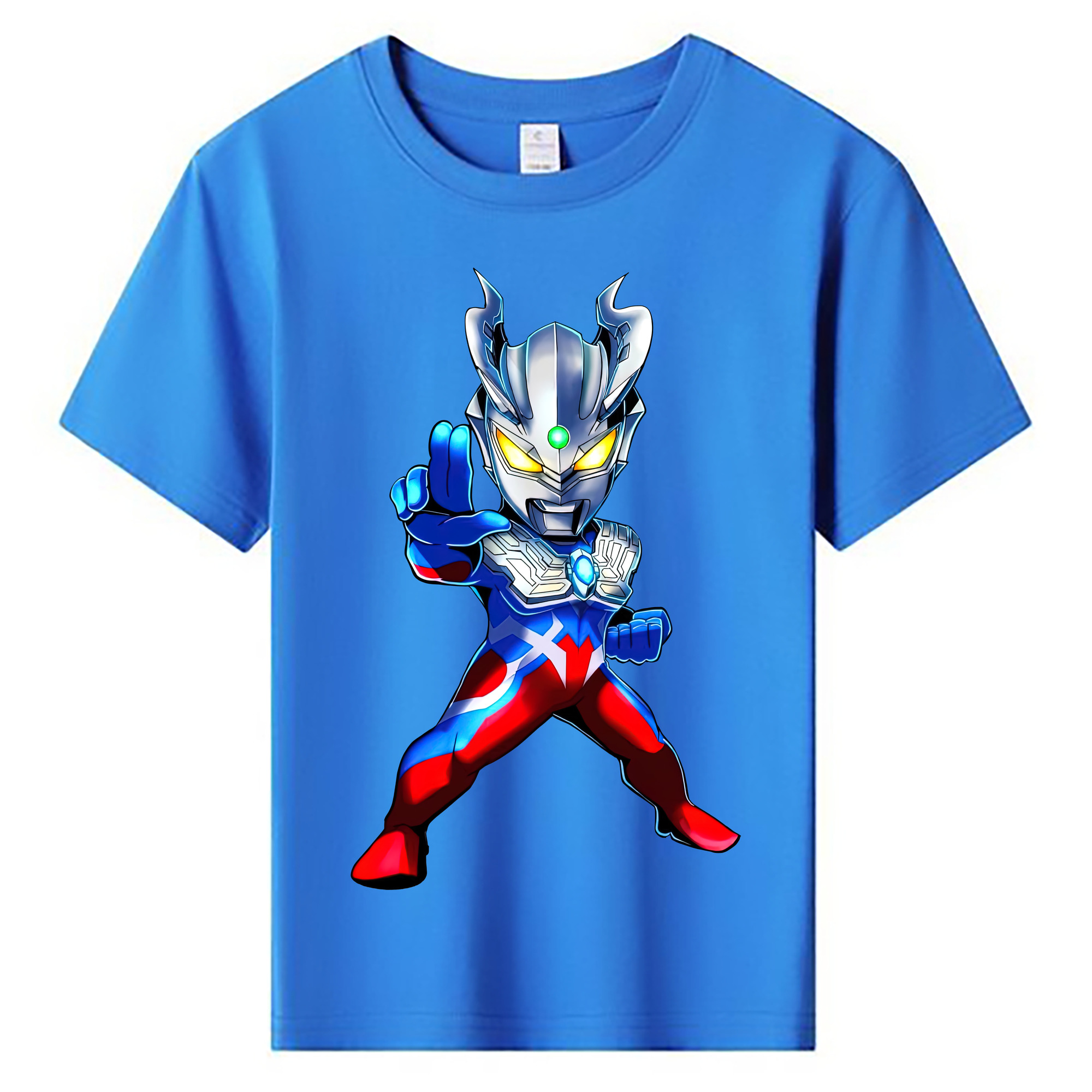 （画像用） ウルトラマン Ultraman 綿100％キッズTシャツ（フロントプリント）
